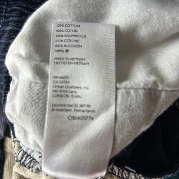 PATCHWORK CORDUROY PANTS BY URBAN OUTFITTERS - Picture 7 of 7